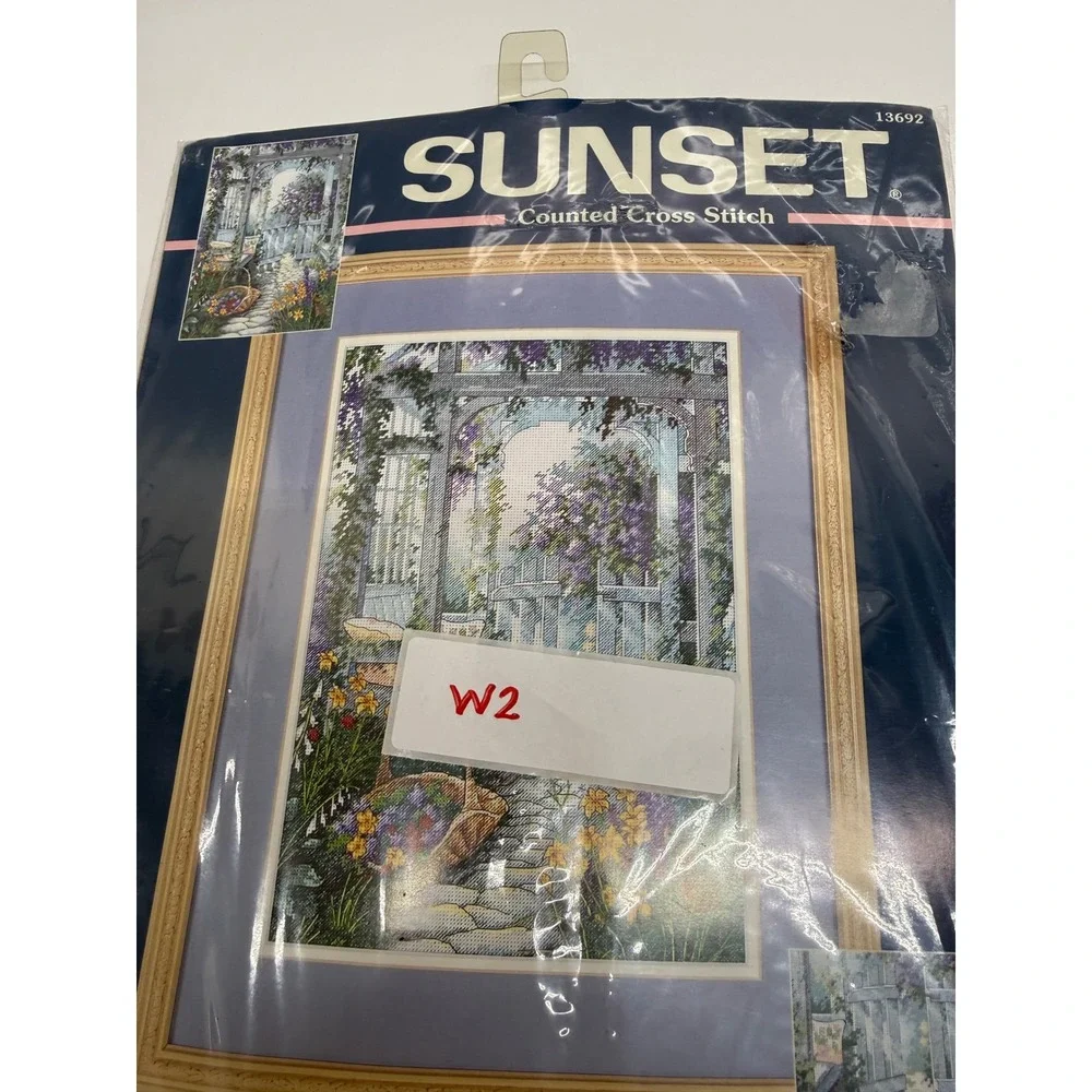 Sunset counted cross